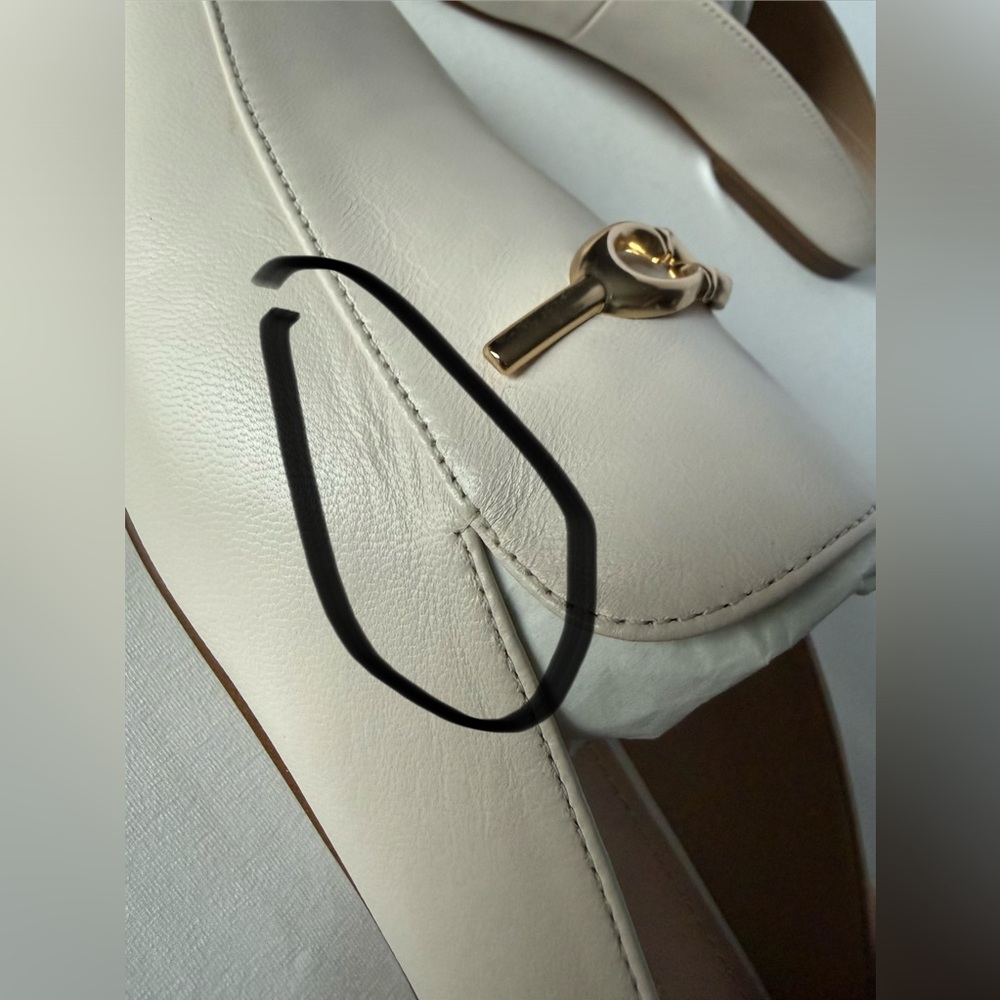 NWT Coach Sienna Slide Sandal Gold/Chalk , not white Size 10B C5770 - Picture 10 of 14